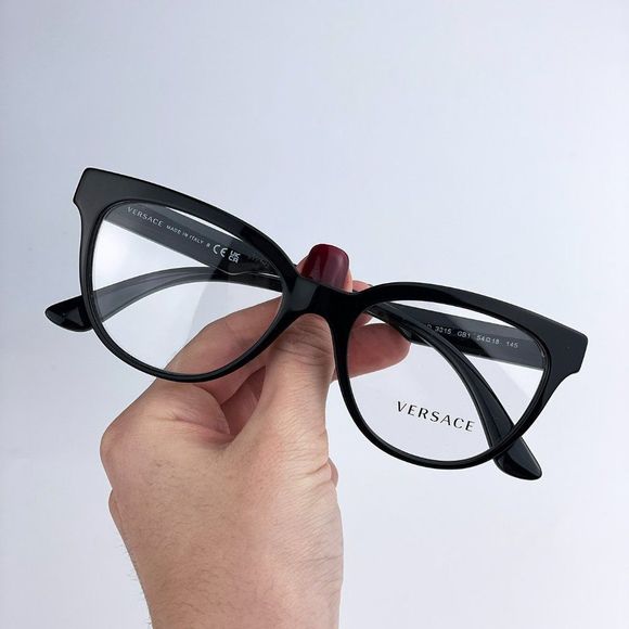  Versace VE3315 GB1 Eyeglasses Black Cat Eye Women - Picture 2 of 13